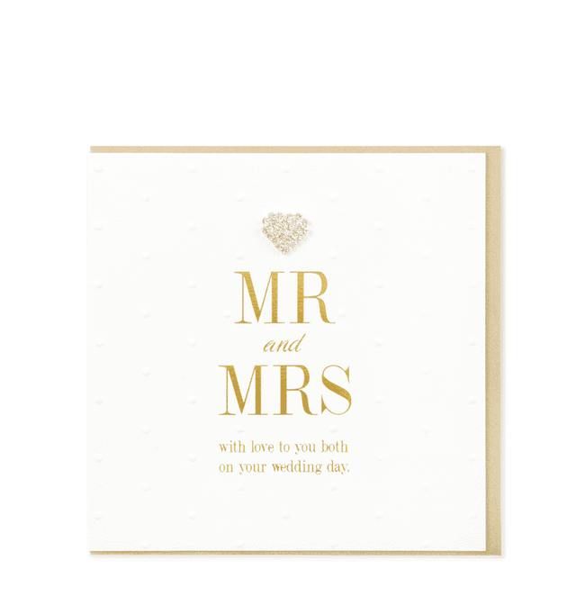 Mr & Mrs Wedding Day Card