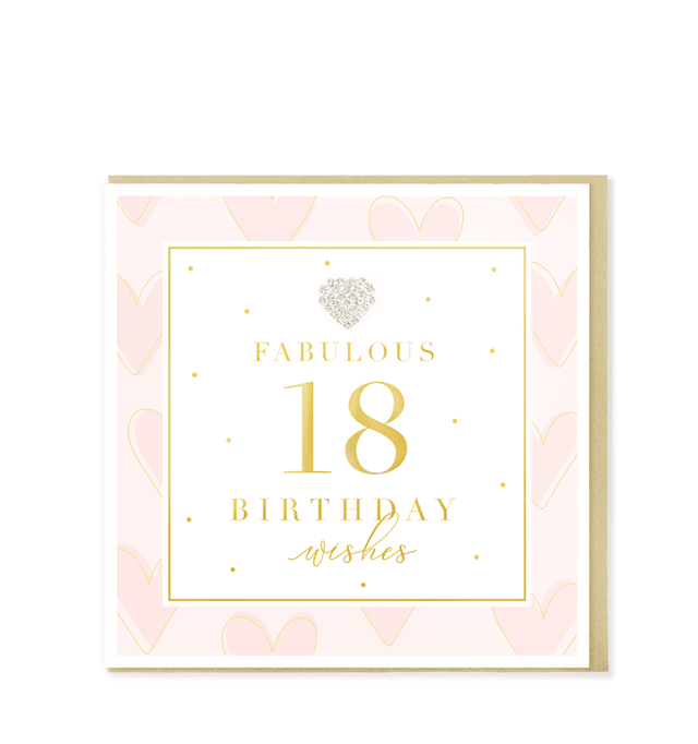 Fabulous 18 Birthday Wishes Card