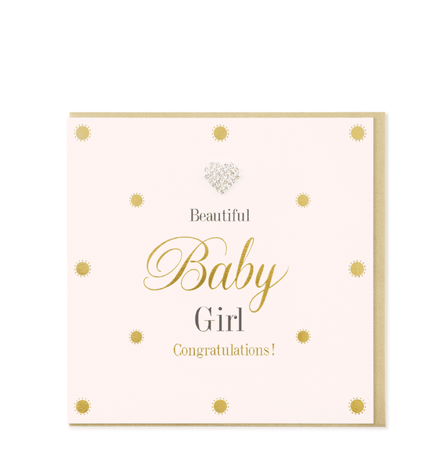 Beautiful Baby Girl Card