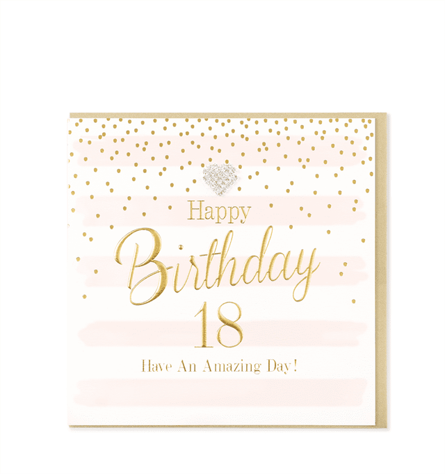 Happy 18th Birthday Card