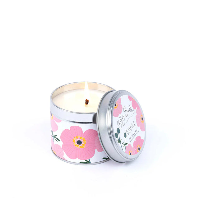 Pink Cosmos Soy Wax Tin Candle