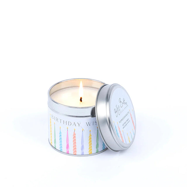 Birthday Wishes Soy Wax Tin Candle