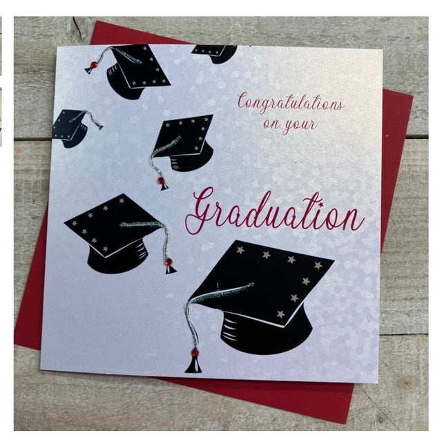 Graduation Flying Caps Card