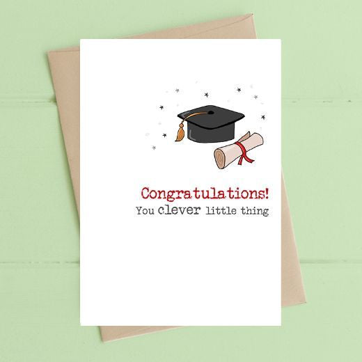 Graduation Congratulations - You Clever Little Thing Card