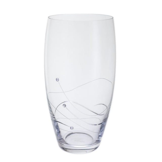 Dartington Glitz Barrel Vase