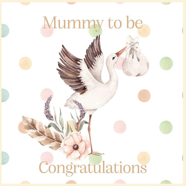 Dotty Mummy to Be Card