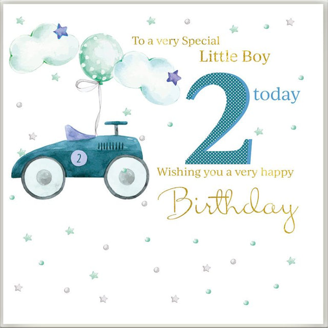 Boy 2nd Birthday Card