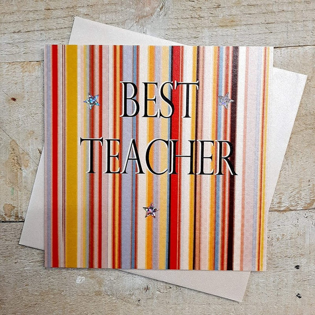 Strip Thank You Teacher Card