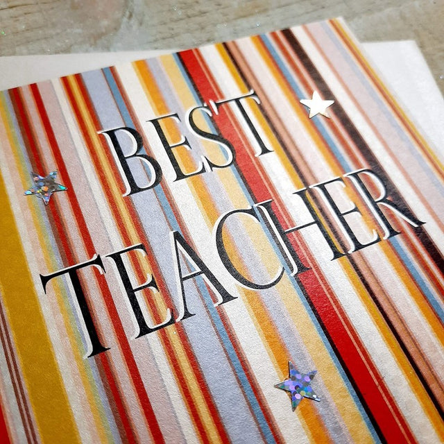 Strip Thank You Teacher Card