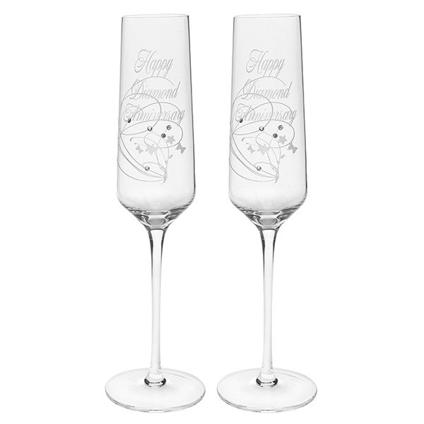 Diamond Anniversary Flutes