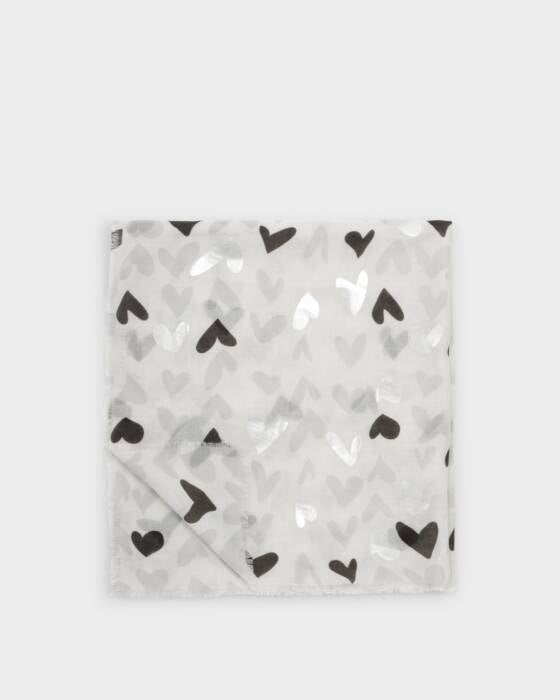 Katie Loxton Abstract Heart Foil Scarf