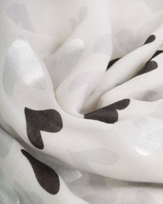 Katie Loxton Abstract Heart Foil Scarf