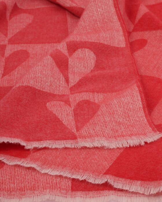 Katie Loxton Red Heart Blanket Scarf
