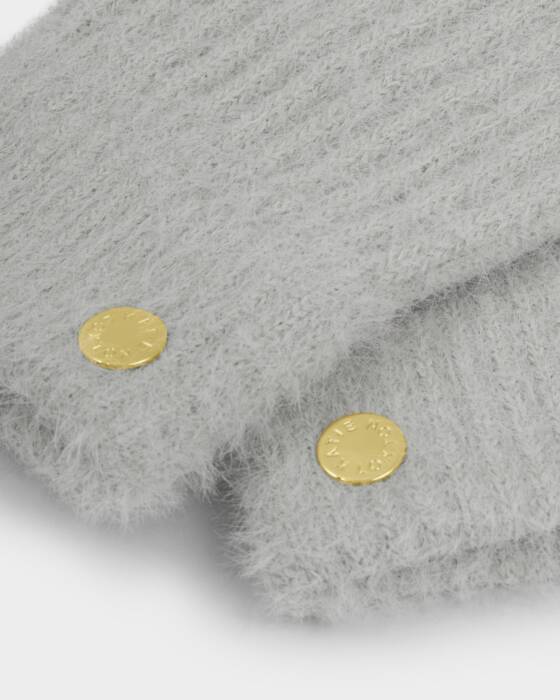Katie Loxton Gift Boxed Soft Knit Gloves - Grey