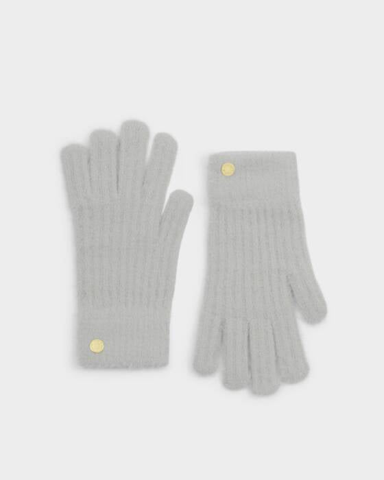 Katie Loxton Gift Boxed Soft Knit Gloves - Grey