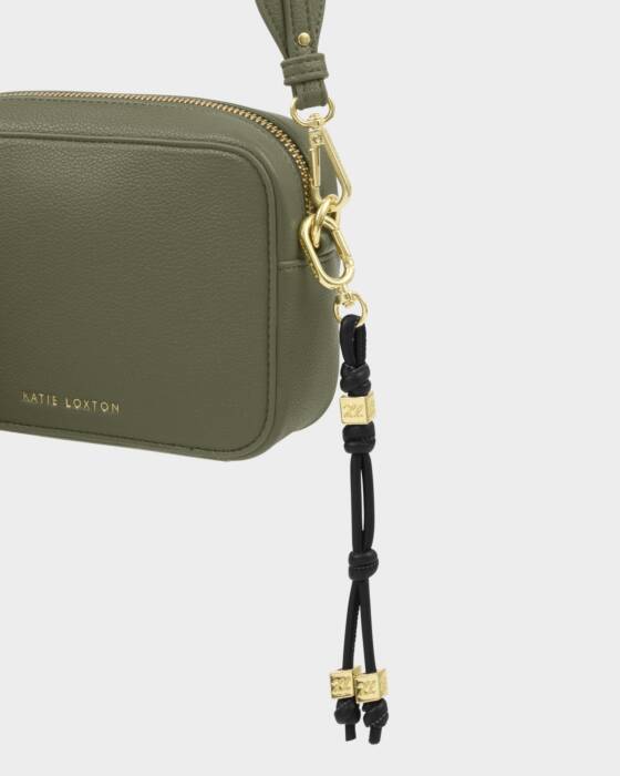 Katie Loxton Gia Bag Charm Keyring - Black