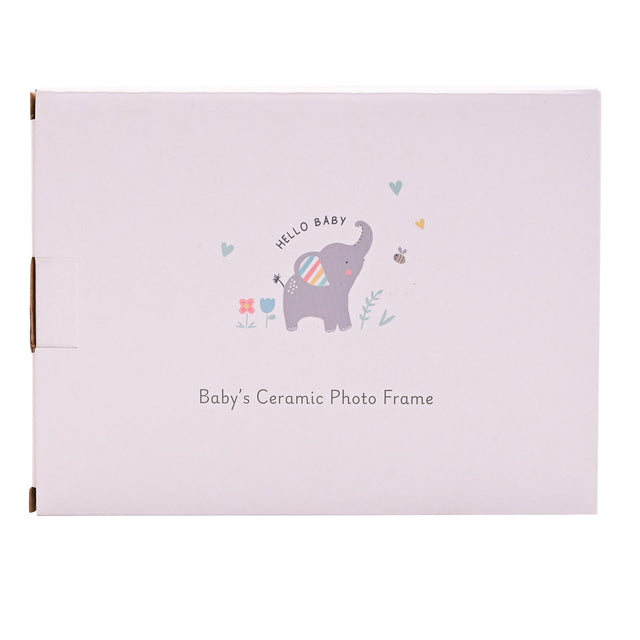 Baby Boy Ceramic Frame