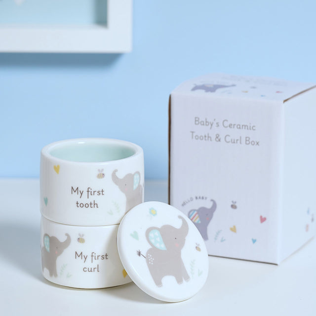 Baby Boy Tooth & Curl Set