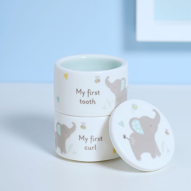 Baby Boy Tooth & Curl Set