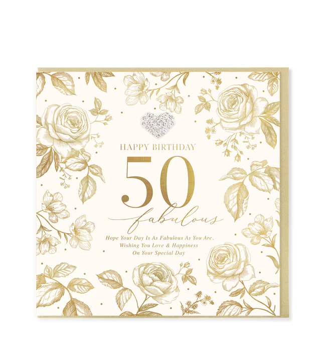 40 Fabulous Birthday Large Card