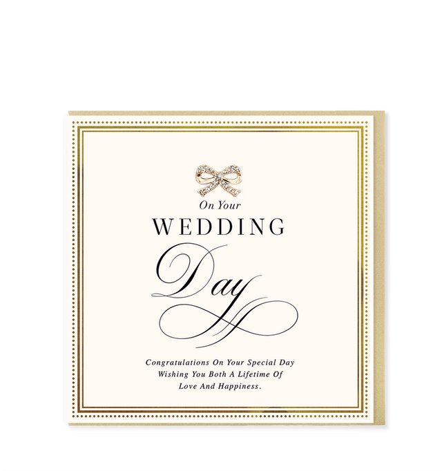 HD On Your Wedding Day Card