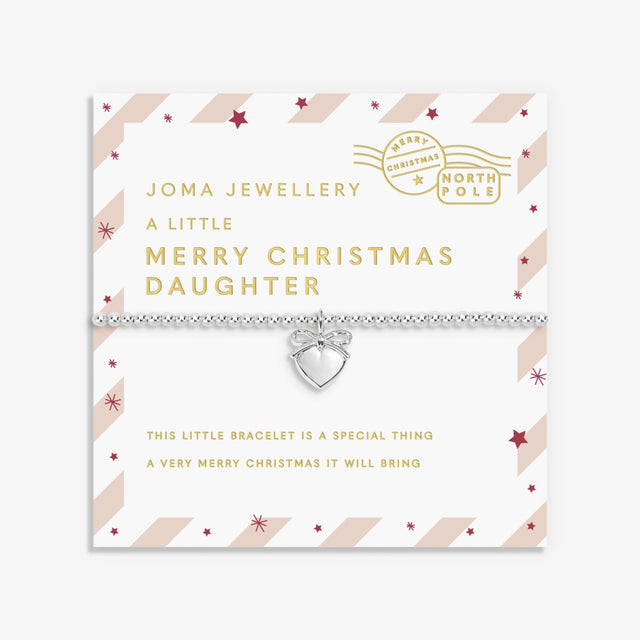 Joma Childs Love From Santa 'Merry Christmas Daughter' Bracelet