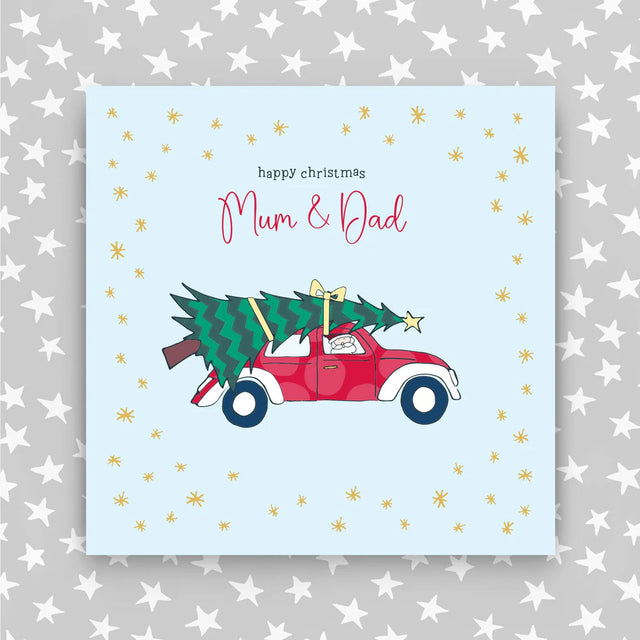 Happy Christmas Mum & Dad Card