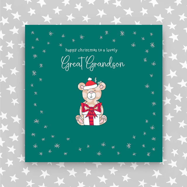Happy Christmas To A Great Grandson Card