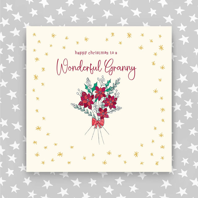 Happy Christmas To A Wonderful Granny Card