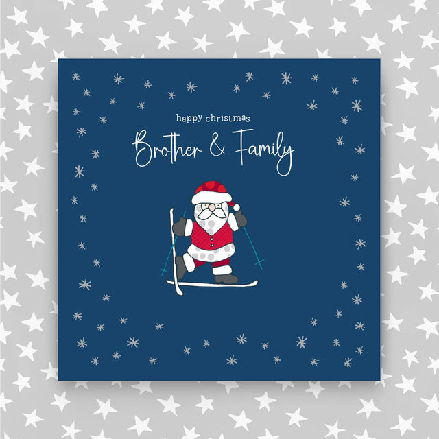 Happy Christmas Brother & Family Card