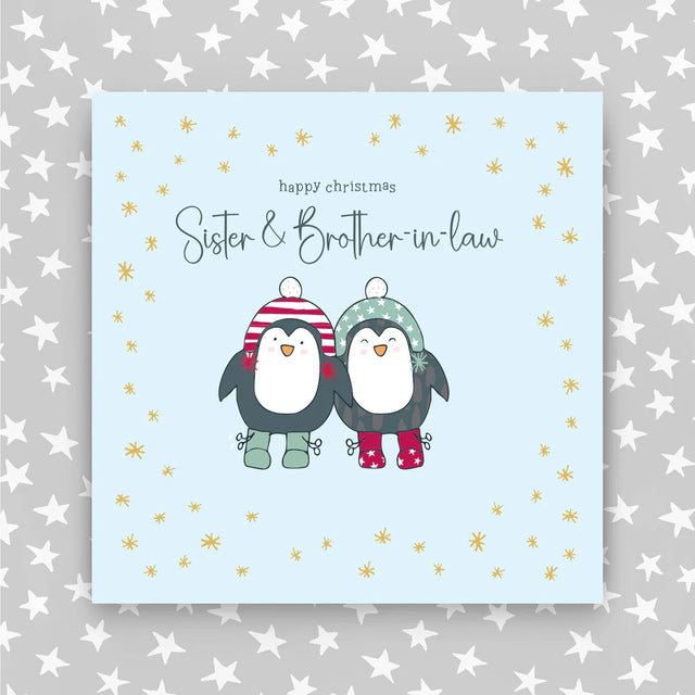 Happy Christmas Sister & Brother In Law Card
