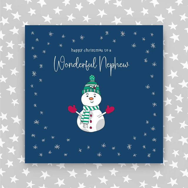 Happy Christmas To A Wonderful Nephew Card