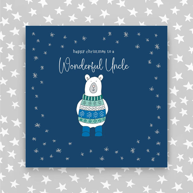 Happy Christmas To A Wonderful Uncle Card