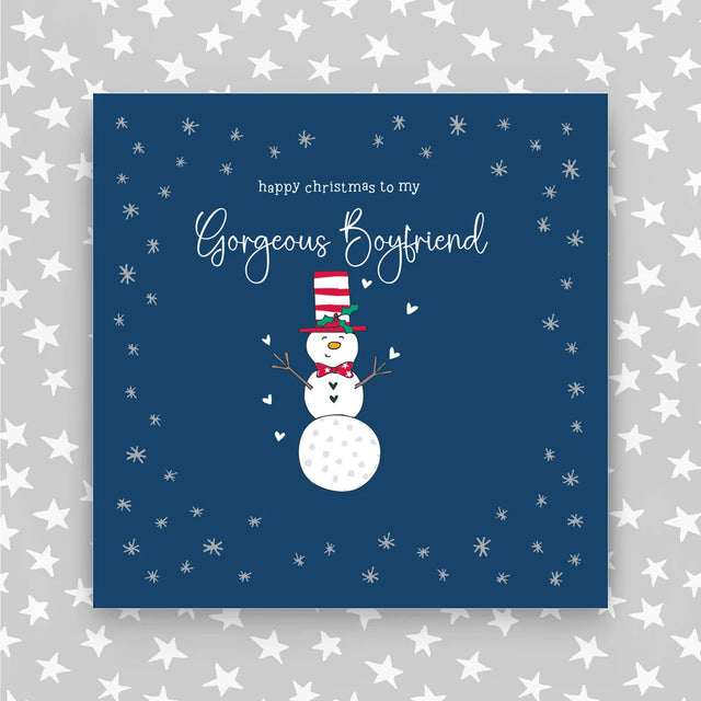 Happy Christmas To A Gorgeous Boyfriend Card