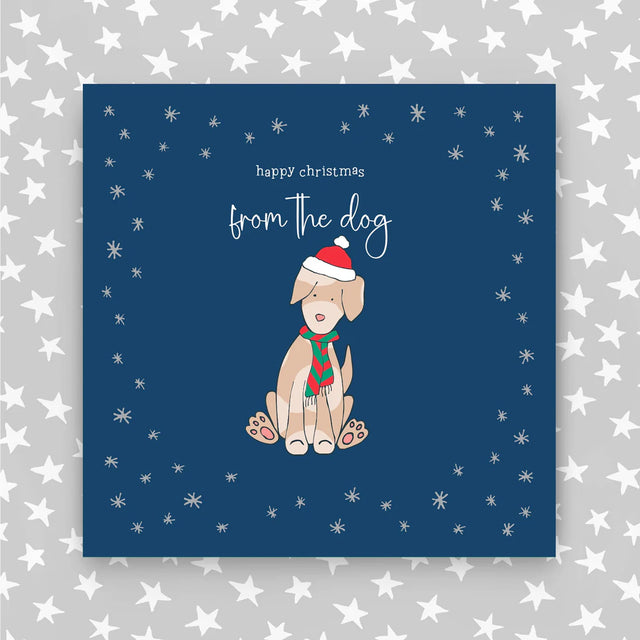 Happy Christmas From The Dog Card