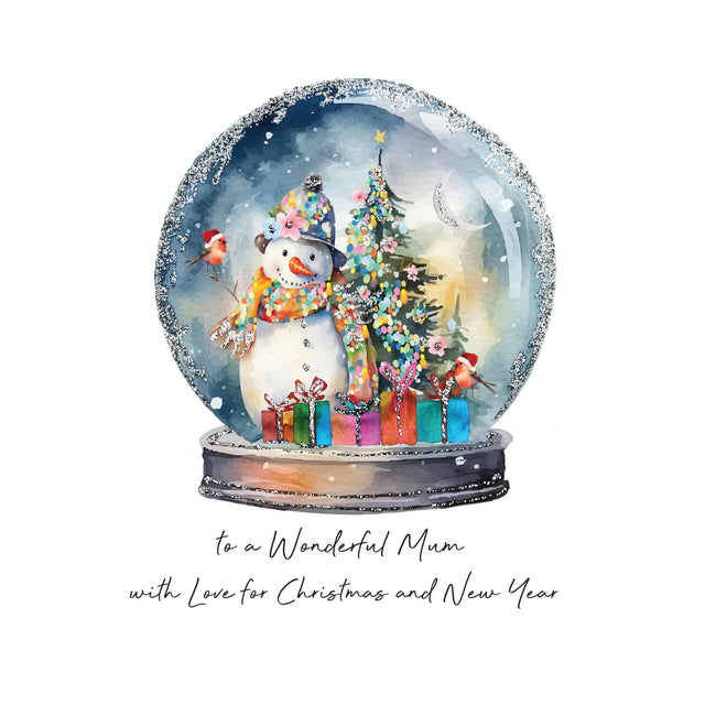 Wonderful Mum Christmas Card