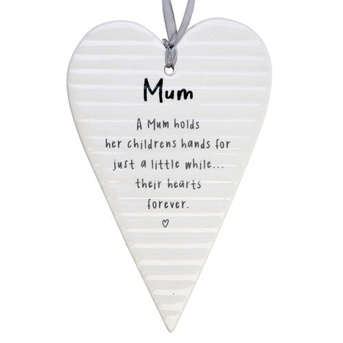 Guardian Angel Heart Plaque - Mum