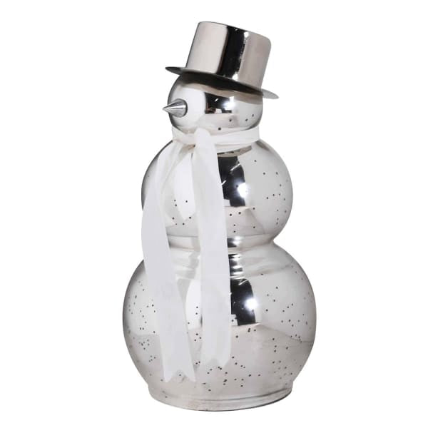 Silver Snowman - Medium
