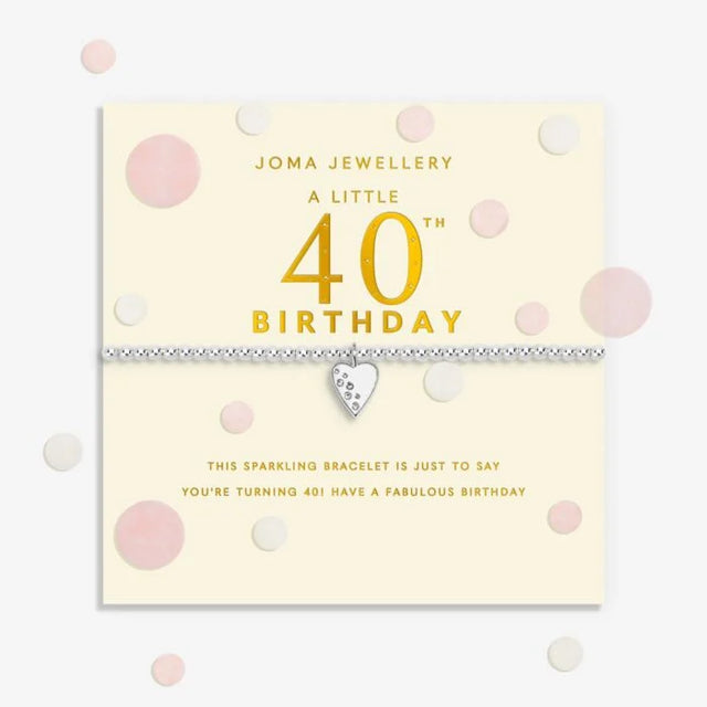 Joma Confetti 40th Birthday Bracelet