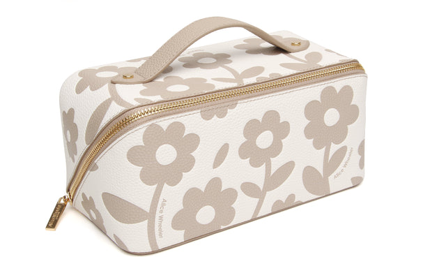Floral Stone Train Case - Medium