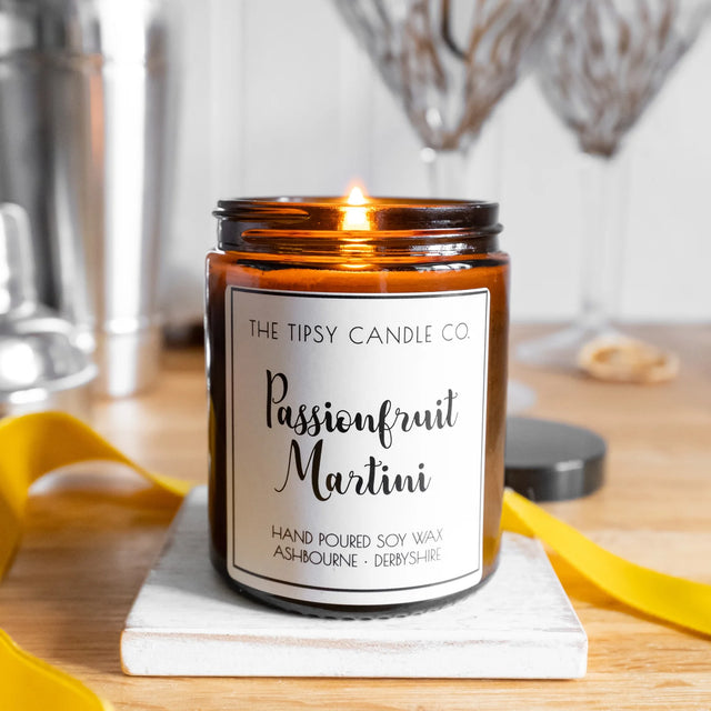 Passionfruit Martini Amber Jar Candle