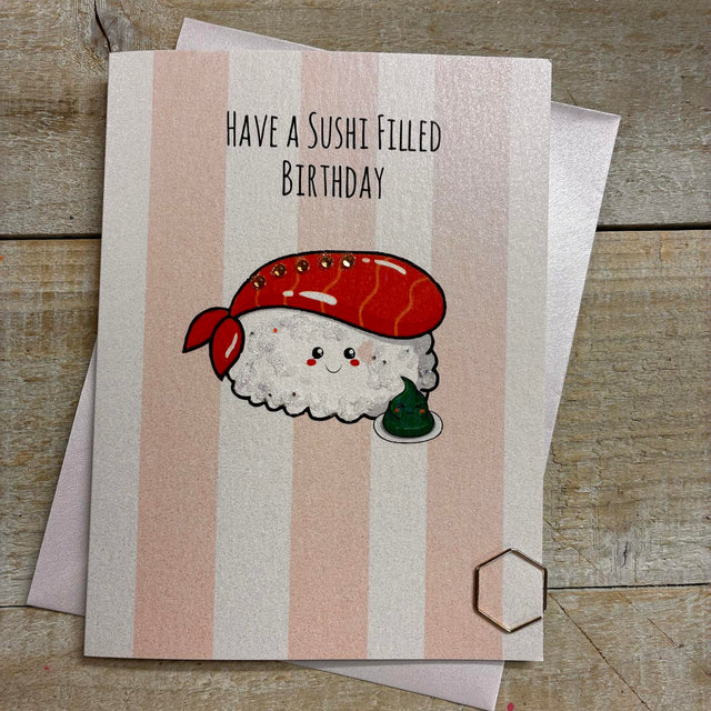 Sushi Filled Birthday Card
