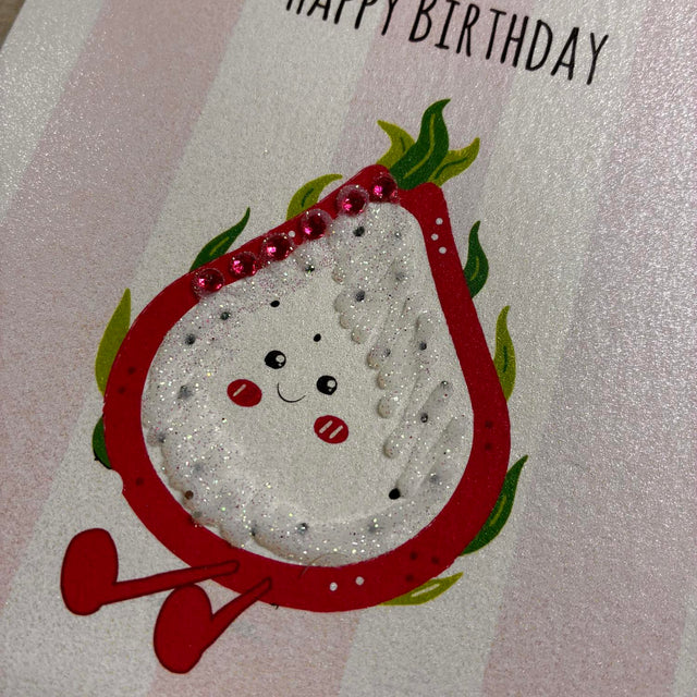 Dragonfruit Birthday Card