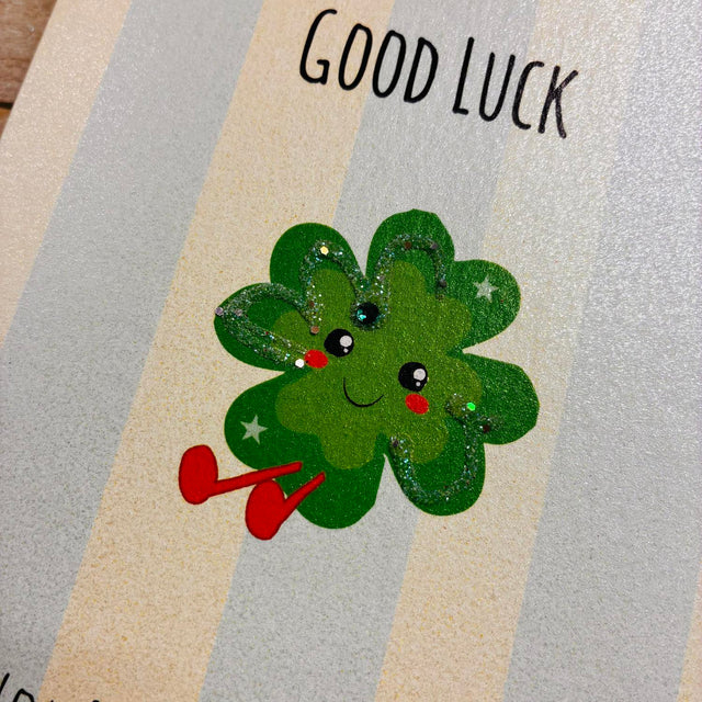 Clover Good Luck Card
