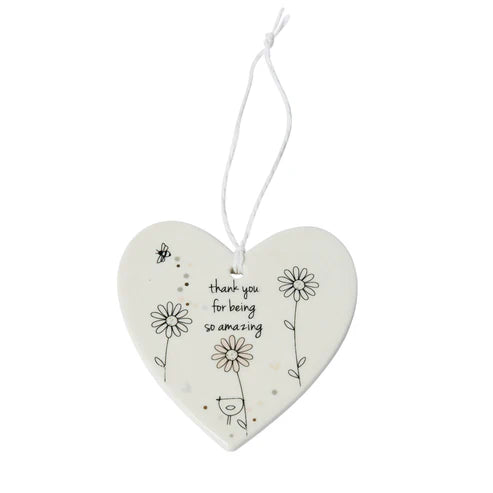 Thank You For Being Amazing Ceramic Heart