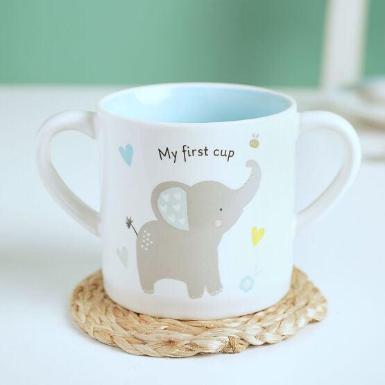 Baby Two Handle Mug - Blue
