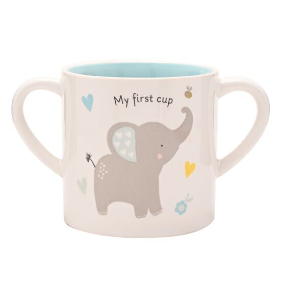 Baby Two Handle Mug - Blue