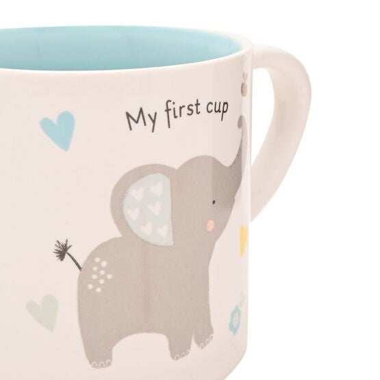 Baby Two Handle Mug - Blue