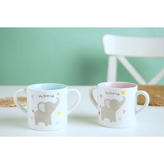 Baby Two Handle Mug - Blue