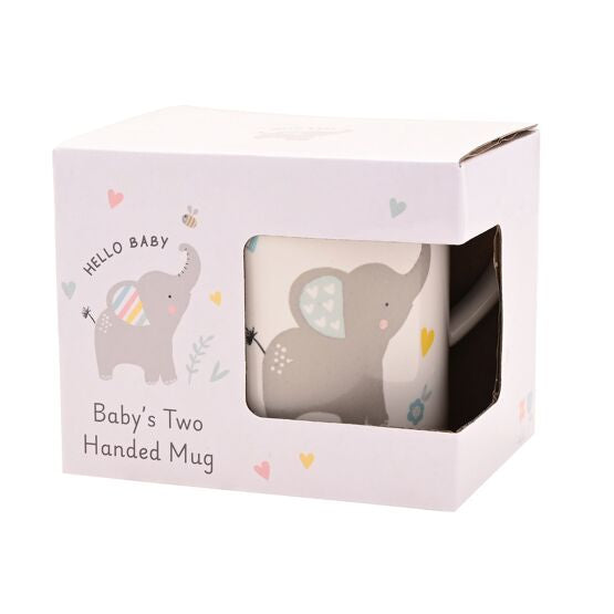 Baby Two Handle Mug - Blue